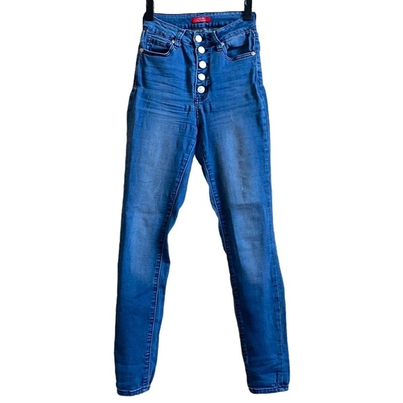 hh jeans Denim - HH JEANS LOS ANGELES stretch 5 button high rise skinny jeans in women’s size 0